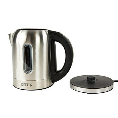 Camry | Kettle | CR 1253 | With electronic control | 2200 W | 1.7 L | Stainless steel | 360° rotational base | Stainless steel - 3